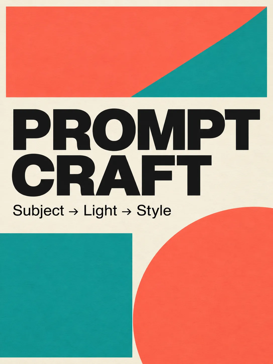 Typography poster example